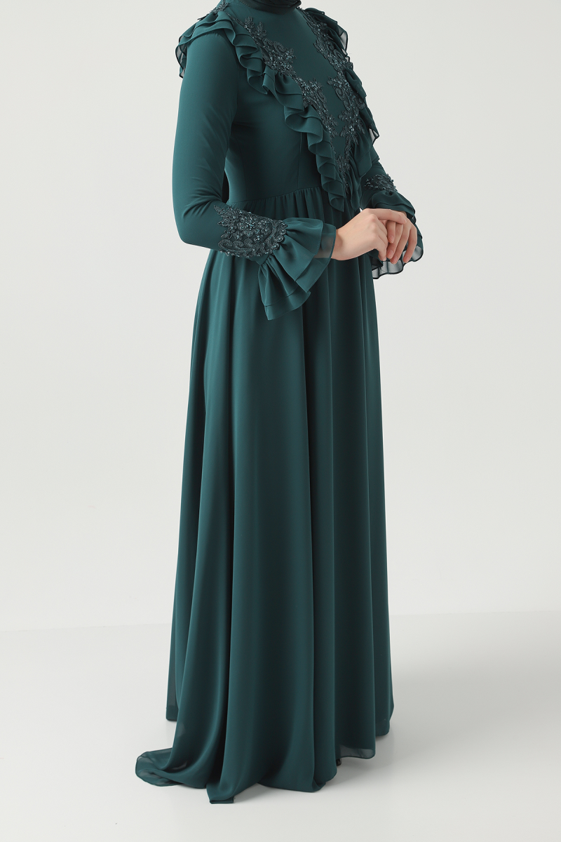 Abiye Elbise Tesettür Giyim Nikah Nişan Kına E Tesettür Sweatshirt