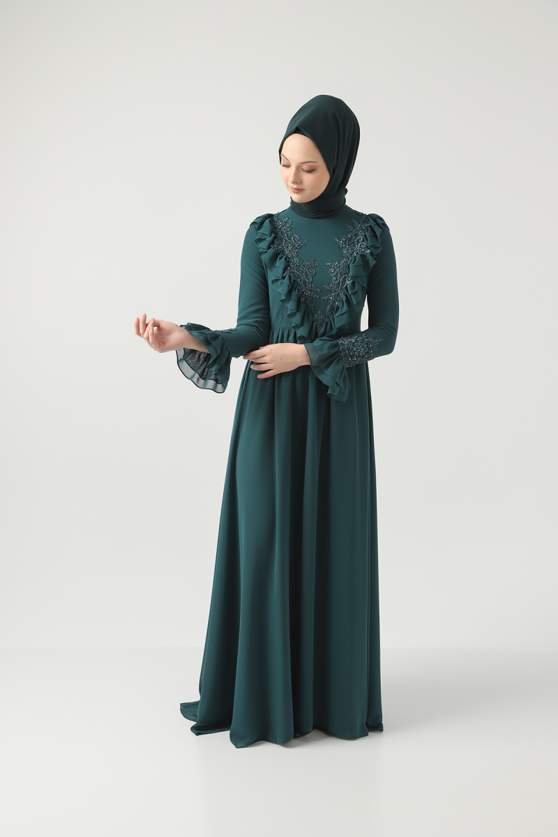 Abiye Elbise Tesettür Giyim Nikah Nişan Kına E Tesettür Sweatshirt