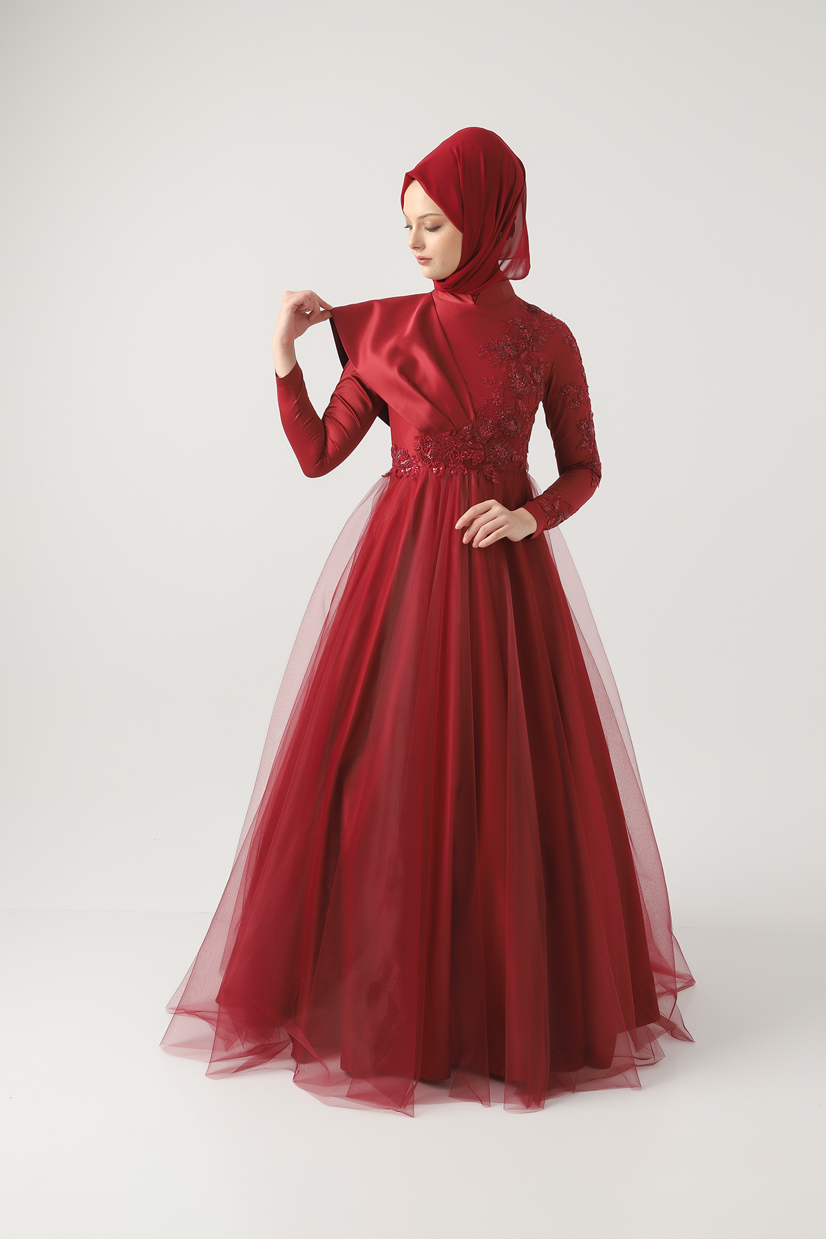 Havin Tesettür Abiye Elbise