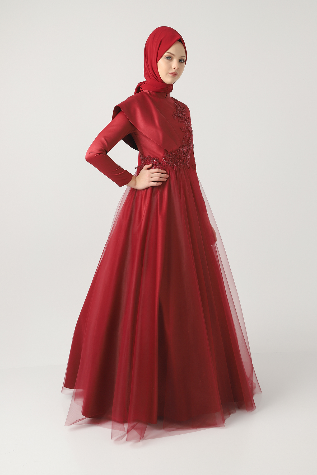 Havin Tesettür Abiye Elbise