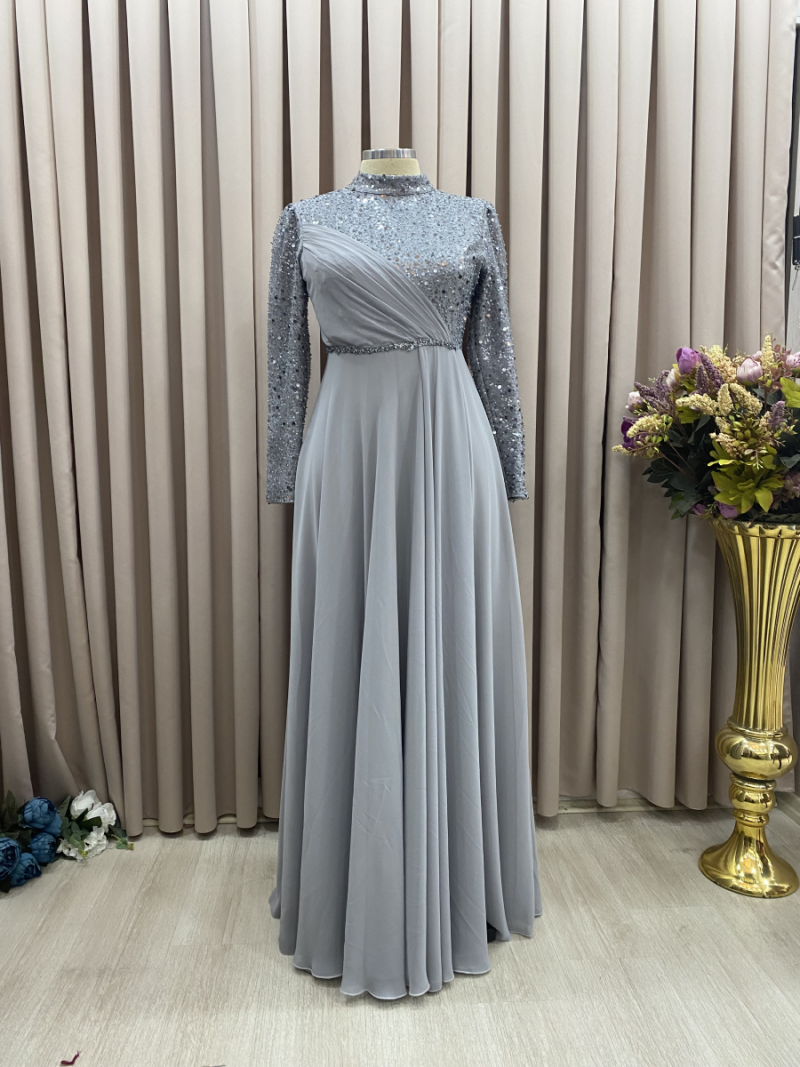 Aysima Tesettür Abiye Elbise