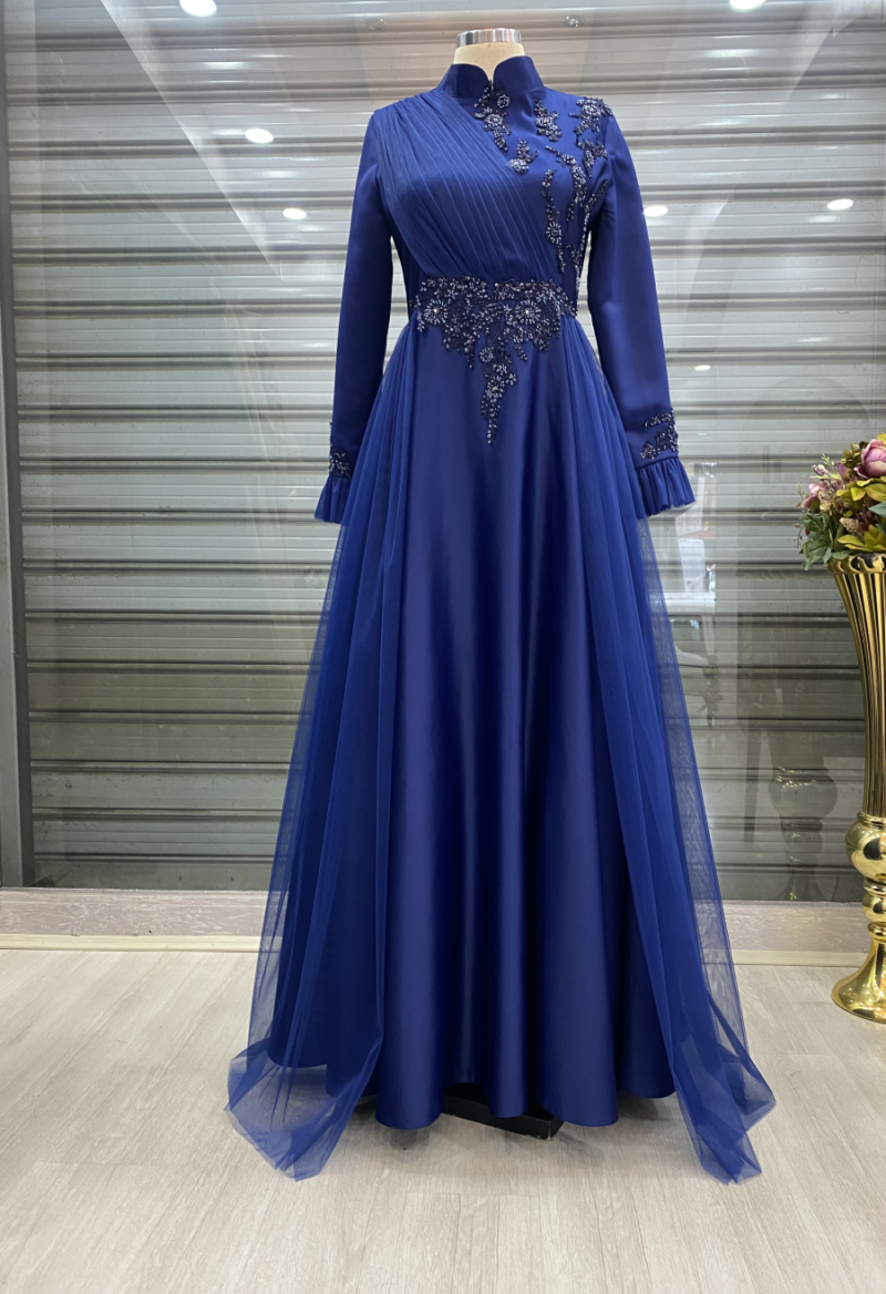 Nupel Tesettür Abiye Elbise