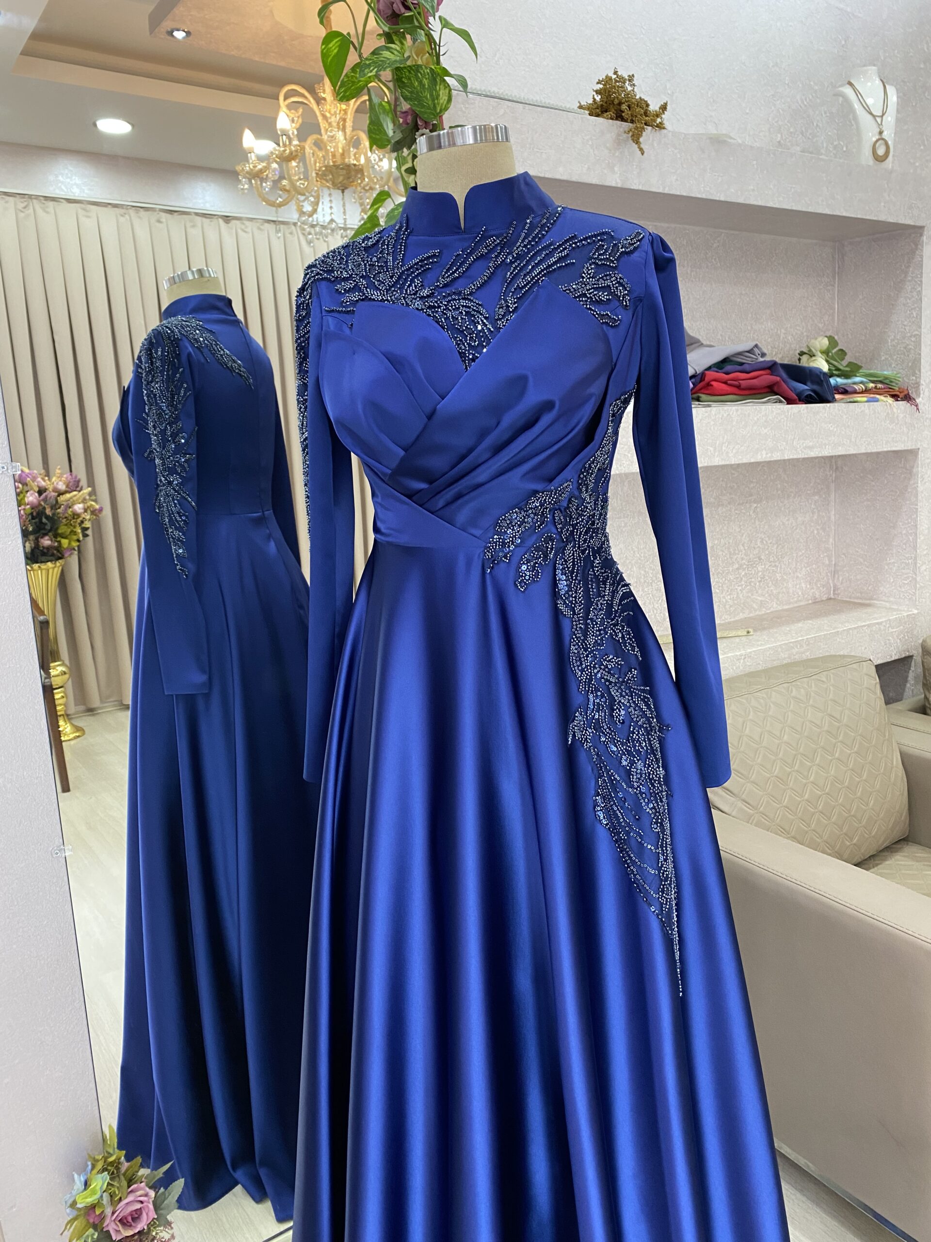 Abiye Elbise Tesettür Giyim Nikah Nişan Kına E Tesettür Sweatshirt