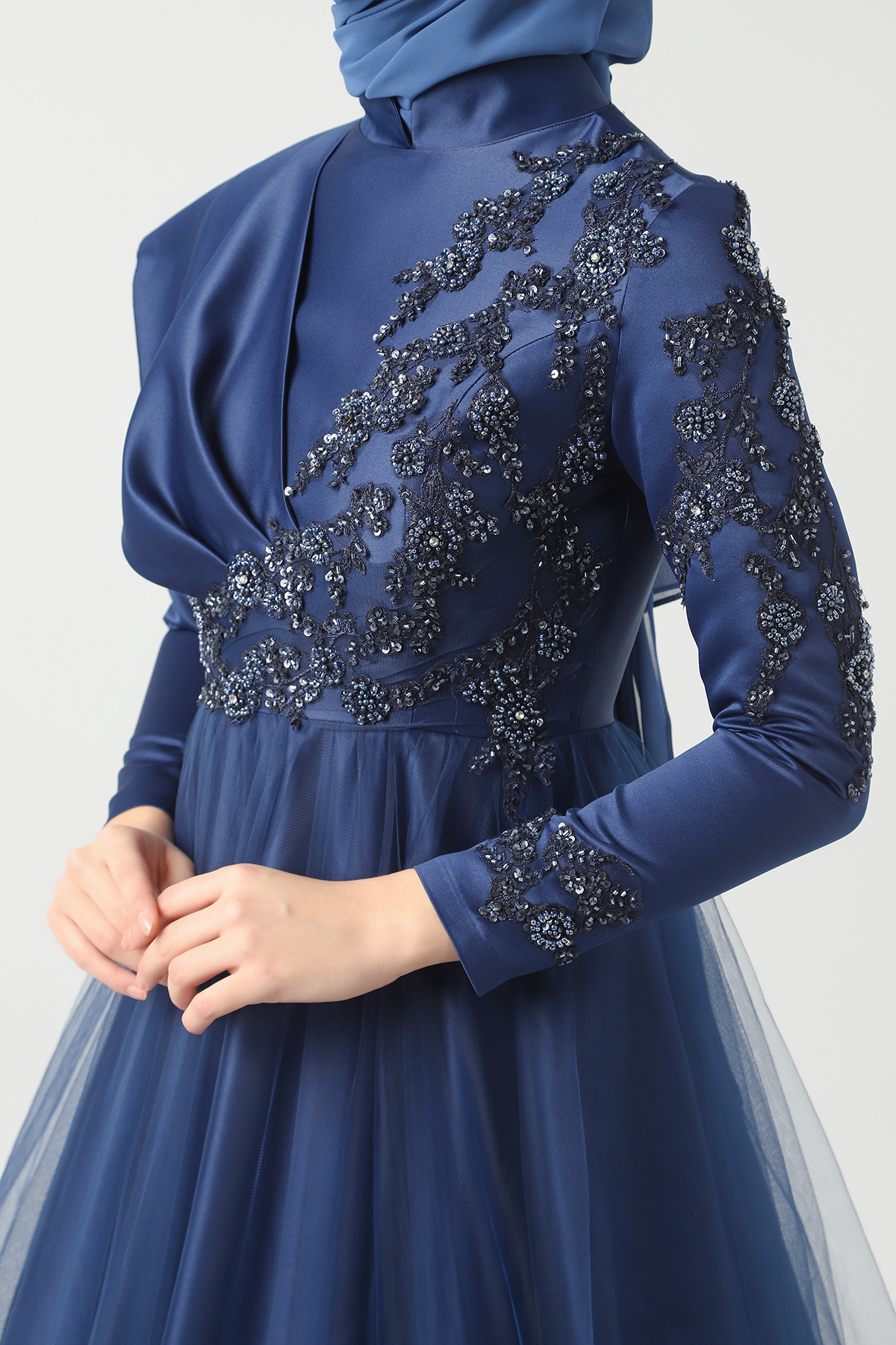 Havin Tesettür Abiye Elbise