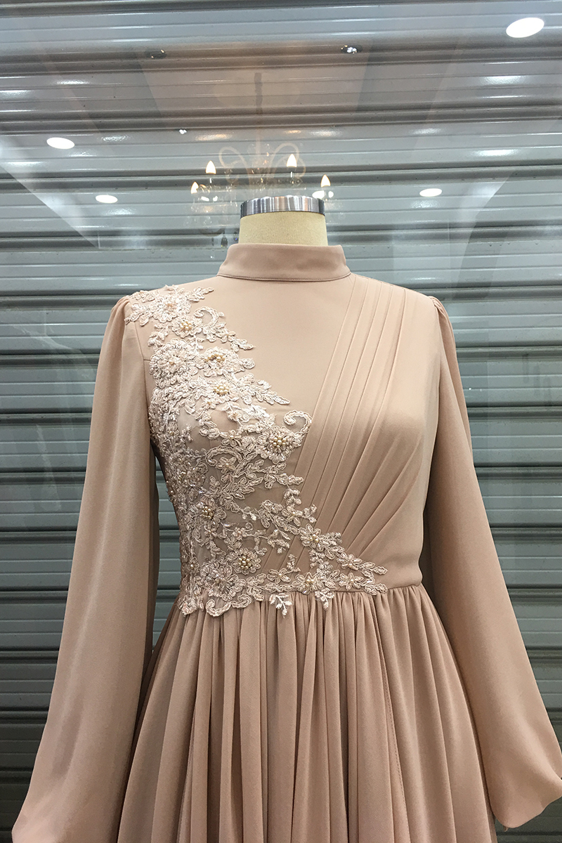 Haseki Abiye – Pileli ve Dantel Detaylı